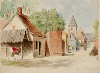 Rue du Puits Sale, St. Valery, 1862. od Miner Kilbourne Kellogg