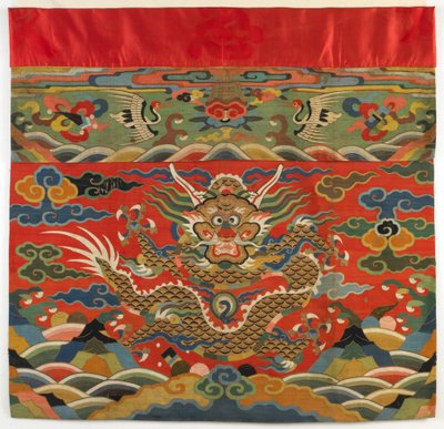 Oltářní čelo, počátek 17. století (hedvábí v gobelínové vazbě) od Ming Dynasty Chinese School