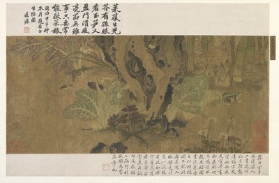 Bambus, žába a hmyz od Ming Dynasty Chinese School