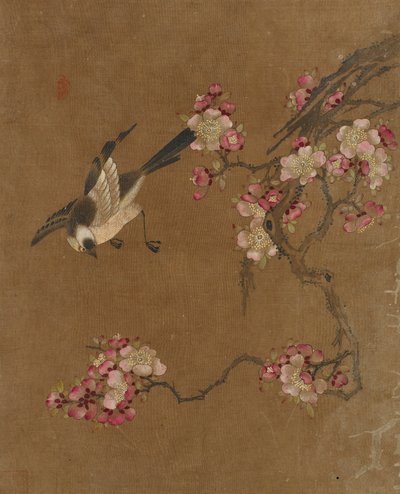 Deset obrázků ptáků a květin (barva na hedvábí) od Ming Dynasty Chinese School