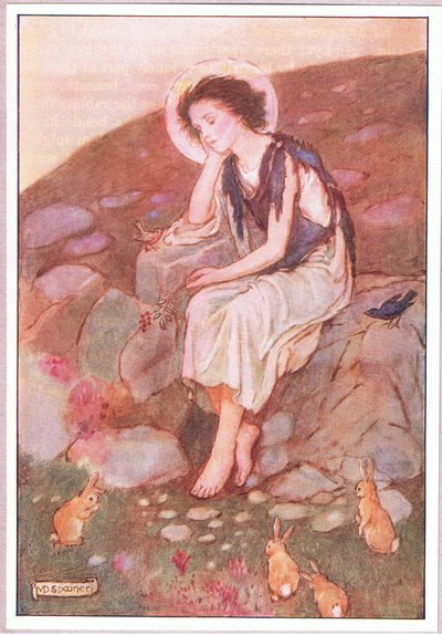 Byla to ta malá šedá cesta, pod kterou upíral oči (barva litho) od Minnie Didbin Spooner