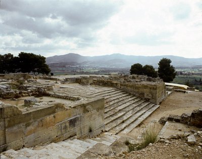 Pohled na ruiny Phaistos, 2700-1200 př.nl od Minoan