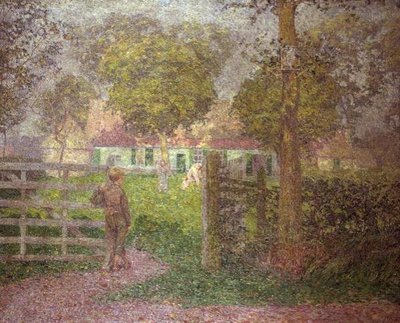 The Homestead, kolem roku 1910 (olej na plátně) od Modest Huys