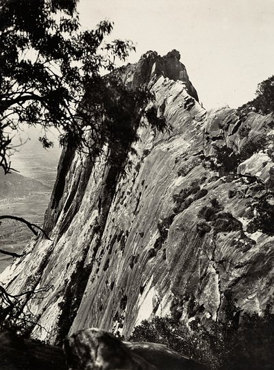 „Budování říše“ ve fašistickém věku: Mount Bianco, Zaad Amba, 9.5.1936 (černobílá fotografie) od Modestino Baldinetti