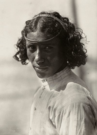 „Budování říše“ ve fašistickém věku: rybář z Massauy, 9.5.1936 (černobílá fotografie) od Modestino Baldinetti