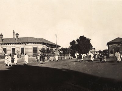 „Budování říše“ ve fašistickém věku: elektrická společnost Asmara, 09.05.1936 (černobílá fotografie) od Modestino Baldinetti