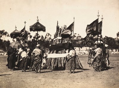 „Budování říše“ ve fašistickém věku: festival, damerà, 9.5.1936 (černobílá fotografie) od Modestino Baldinetti