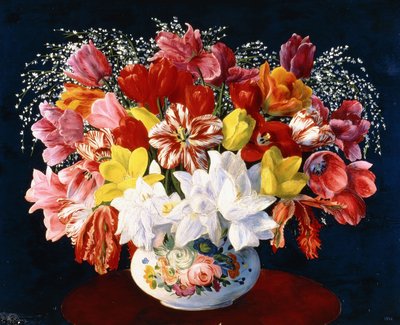 Velká kytice tulipánů od Moise Kisling