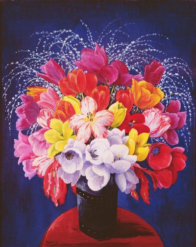 Kytice tulipánů (olej na plátně) od Moise Kisling