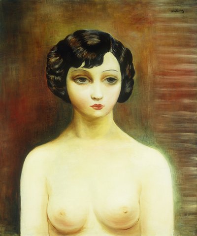 Busta mladé ženy; Buste de Jeune Femme od Moise Kisling