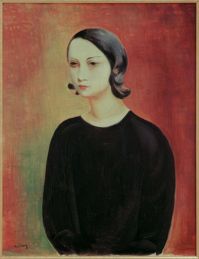 Dívka v černé halence od Moise Kisling