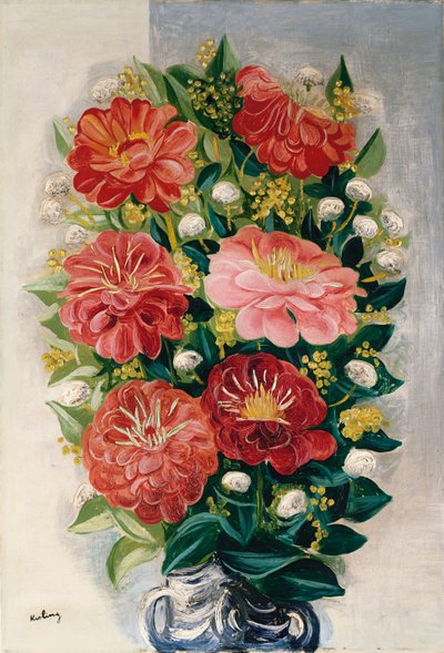 Květiny ve váze (olej na plátně) od Moise Kisling