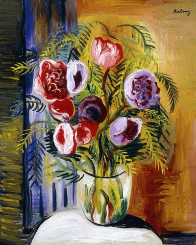 Květiny ve váze od Moise Kisling