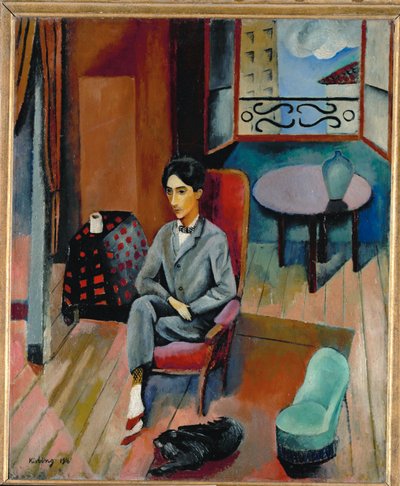 Jean Cocteau (olej na plátně) od Moise Kisling