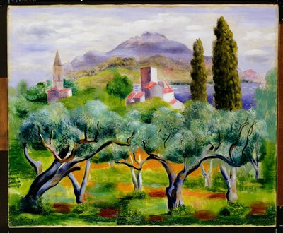Krajina, kolem roku 1920 od Moise Kisling