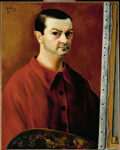 Moise Kisling, autoportrét (olej na plátně) od Moise Kisling