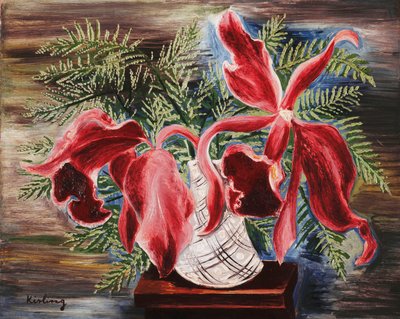 Orchideje od Moise Kisling