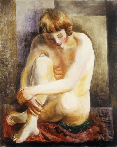 Sedící akt; Nu Assis od Moise Kisling