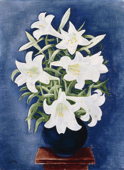 Váza s liliemi; Vase de Lys od Moise Kisling