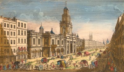 Pohled na Royal Exchange, Londýn, 1751 od Moithey Lainee