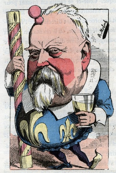 Kreslený vikomt de Lorgeril (Hippolyte Louis), francouzský politik. od Moloch