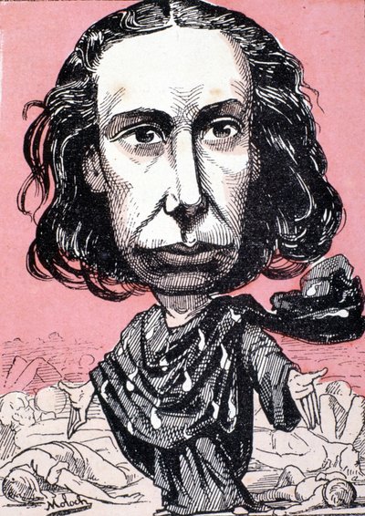 Louise Michel (1830-1905) od Molocha - v „“Trombinoskopu““ z 19. století. od Moloch