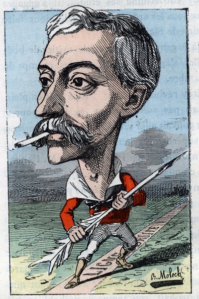 Portrét Edouarda Lockroye (1838-1913), francouzského politika. od Moloch