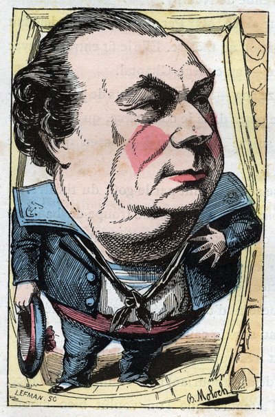 Portrét Francoise Dumainea (1831-1893), francouzského komika od Moloch