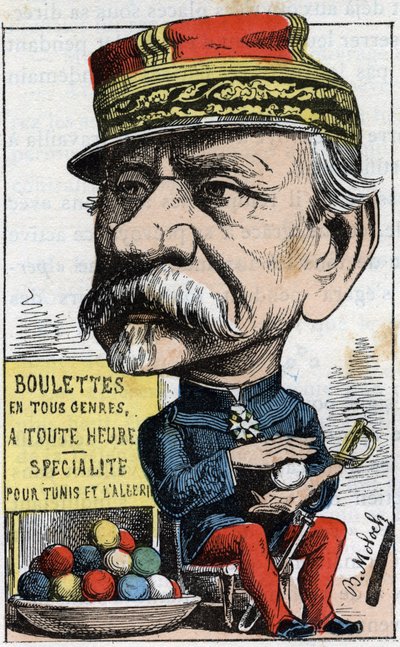 Portrét Jean Joseph Frederic Albert Farre (1816-1887), francouzský voják, byl jmenován generálem v roce 1870 a ministrem války od Moloch