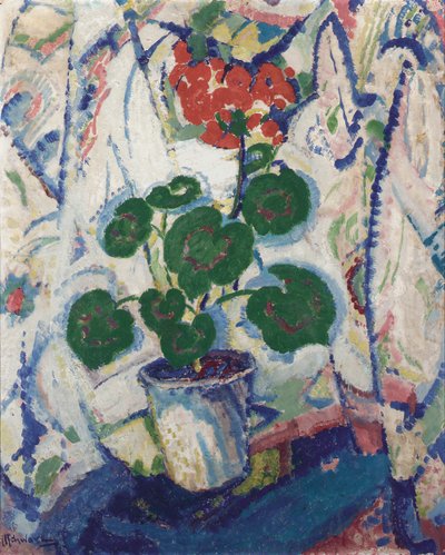 Květinové zátiší, cca 1914-16 (olej na desce) od Mommie Schwarz