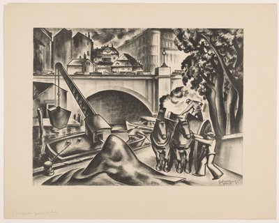 Seine-Kade v Paříži, pět různých důkazů od Mommie Schwarz