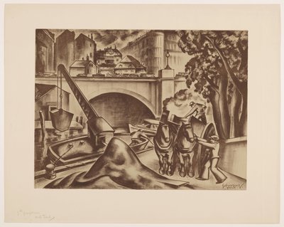 Seine-Kade v Paříži, pět různých důkazů od Mommie Schwarz