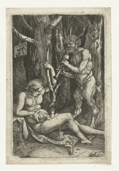 Rodina satyrů od Monogrammist AD