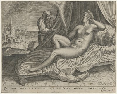 Jupiter a Danaë od Monogrammist FME