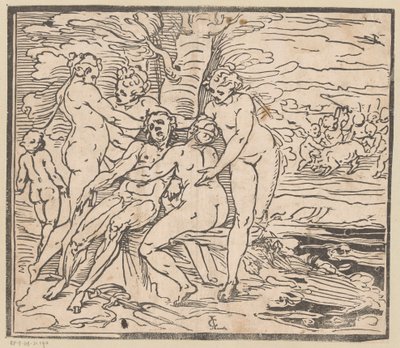 Venuše truchlí nad Adonisovou smrtí od Monogrammist GGN (attributed to)