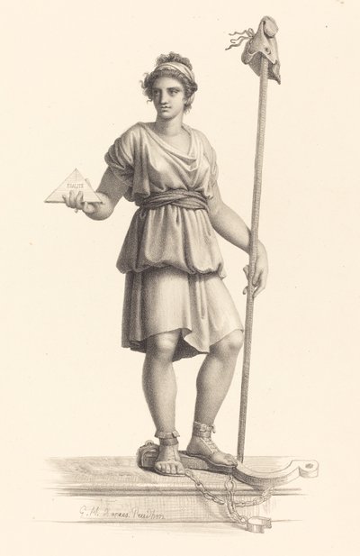 Francouzská republika od Monogrammist G.H. after Pierre Paul Prud