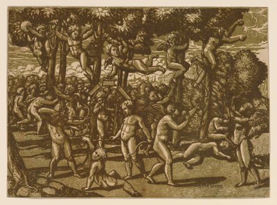 Putti hraje po Raphaelovi, 1544. od Monogrammist NDB