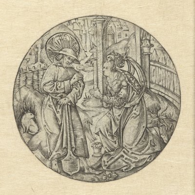 Kristus se zjevuje Marii Magdaleně Noli me tangere od Monogrammist S