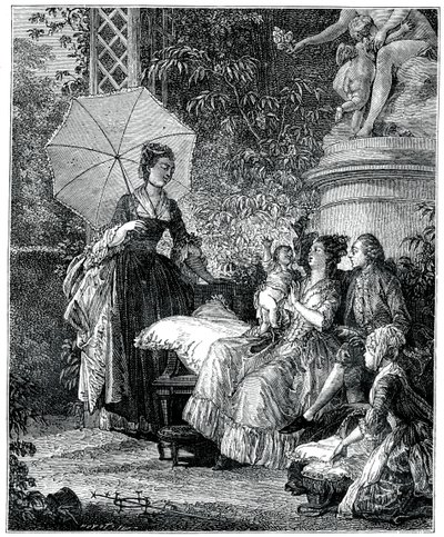 Potěšení mateřství, 1885. od Moreau