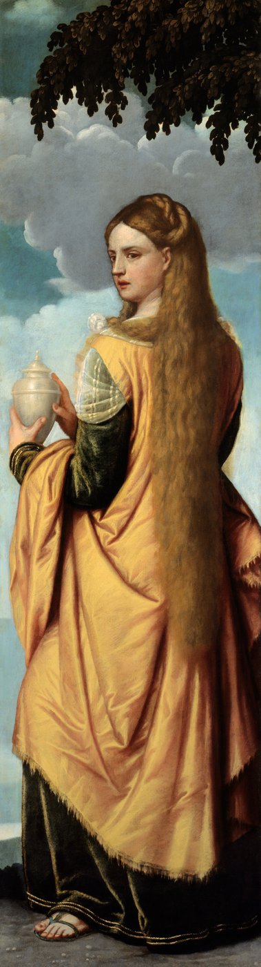 Máří Magdalena, 154050. od Moretto da Brescia