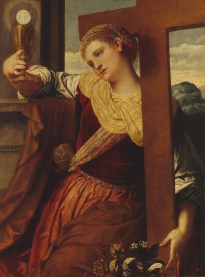 Alegorie víry od Moretto da Brescia
