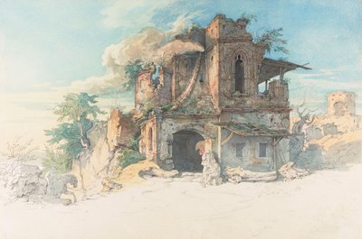 Ilustrace k baladě Der Gang nach dem Eisenhammer od Friedricha Schillera. od Moritz Ludwig von Schwind