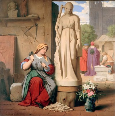 Sabina von Steinbach, 1844. od Moritz Ludwig von Schwind