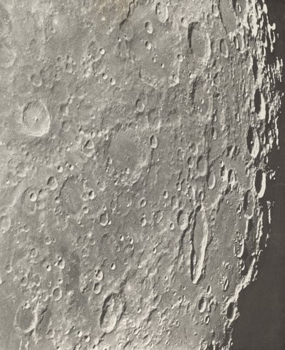 Fotografie Měsíce Blancanus - Tycho - Schiller,1899 (foto) od Moritz & Puiseux Pierre Henri (1855 1928) Loewy