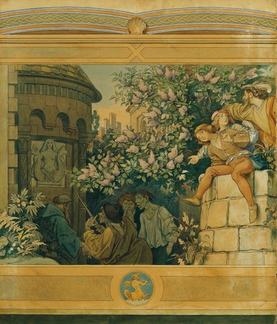 Krásná meluzína: VI. Zlé jazyky od Moritz Ludwig von Schwind