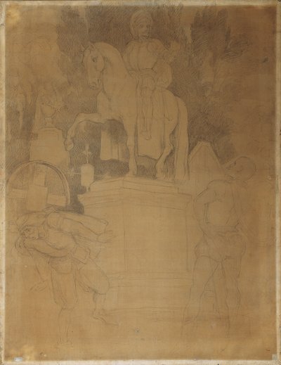 Hřbitovní scéna z opery Wolfganga Amadea Mozarta "Don Giovanni" od Moritz Ludwig von Schwind