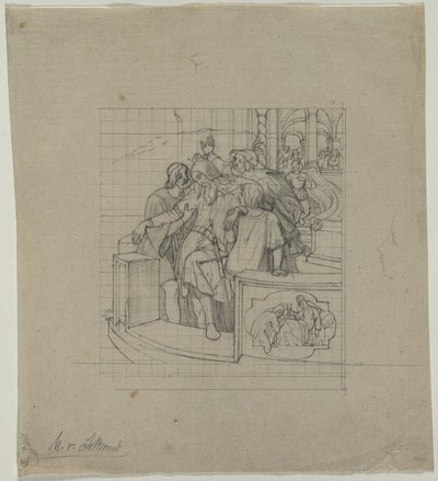 Král Thule, druhá nebo třetí čtvrtina 19. století. od Moritz Ludwig von Schwind