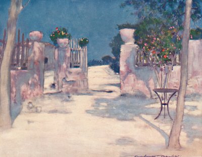 ‚Zahrada, Atény‘, 1903 od Mortimer L Menpes