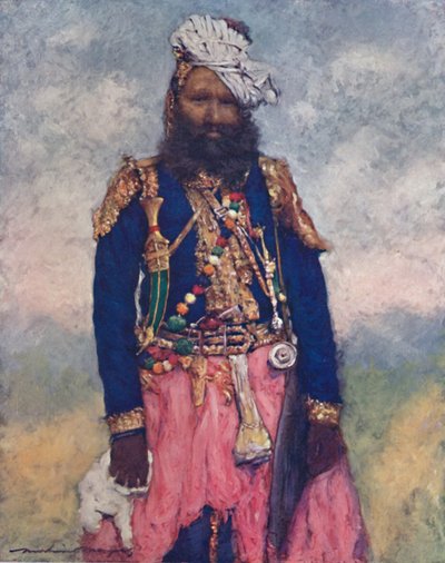 A Retainer z Rajgargh, 1903 od Mortimer L Menpes