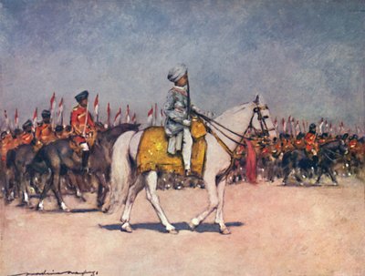 „Jeho Výsost maharádža z Patialy“, 1903 od Mortimer L Menpes